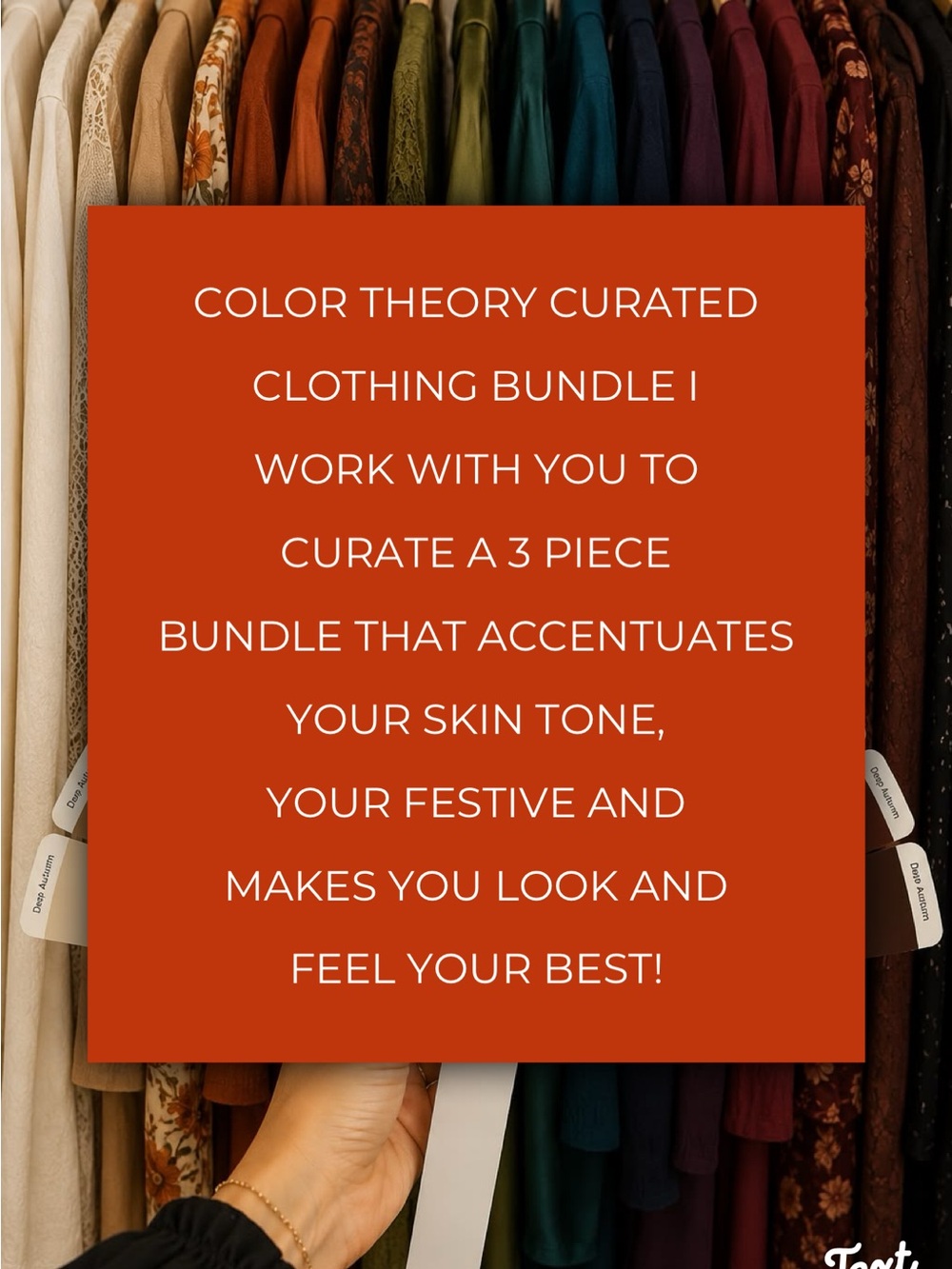 Color Theory Curated Clothing Bundle in Rust Orange